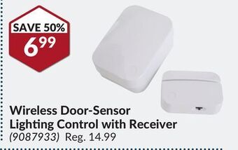 Princess Auto Wireless door-sensor lighting control with receiver offer