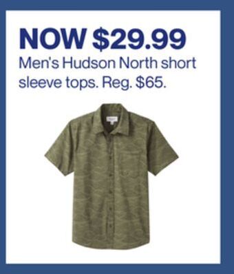 Hudson's Bay Men's hudson north short sleeve tops offer