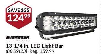 Princess Auto 13-1/4 in. led light bar offer