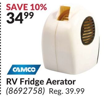 Princess Auto Rv fridge aerator offer