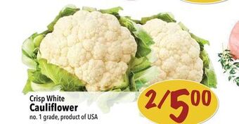 Farm Boy Crisp white cauliflower offer