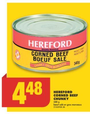 No Frills Hereford corned beef chunky, 340 g offer
