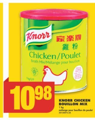 No Frills Knorr chicken bouillon mix, 1 kg offer