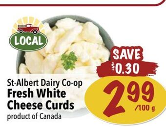 Farm Boy St-albert dairy co-op fresh white cheese curds offer