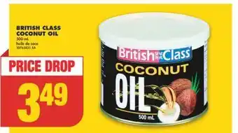 No Frills British class coconut oil, 500 ml offer