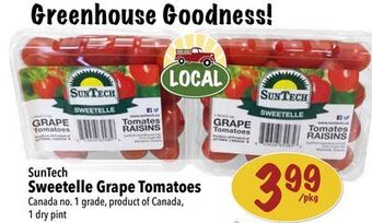 Farm Boy Suntech sweetelle grape tomatoes offer
