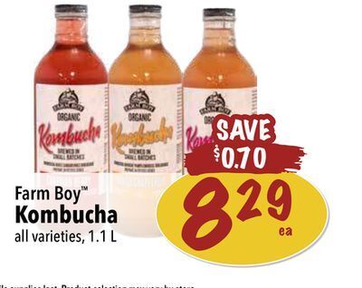 Farm Boy Farm boy™ kombucha offer