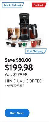 Walmart Nin dual coffee offer