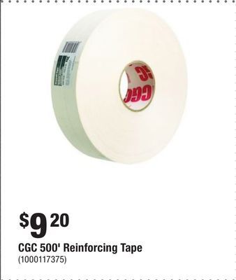 Home Depot Cgc 500' reinforcing tape offer