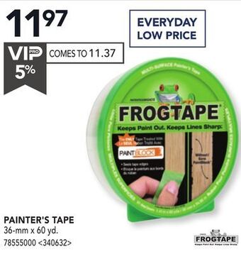 Frogtape painter's tape