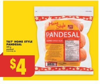 No Frills T&t® home style pandesal, 680g offer