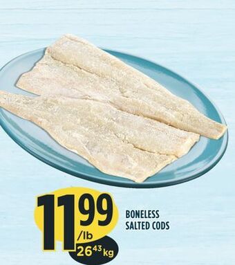 Marché Adonis Boneless salted cods offer