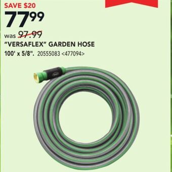 RONA Scotts versaflex garden hose 100' x 5/8 offer