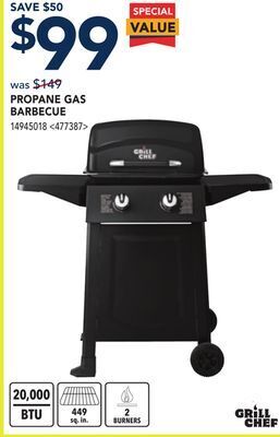 RONA Propane gas barbecue offer