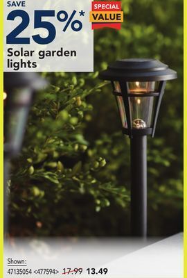 RONA Solar garden lights offer