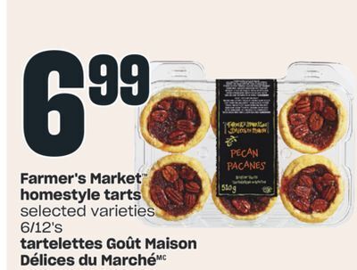 Valu-mart Tartelettes goût maison délices du marché, 6/12's offer