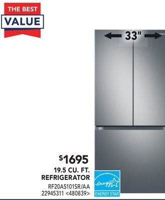 RONA Samsung 33 19.5 cu. ft. refrigerator offer