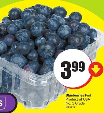 Chalo FreshCo Blueberries pint product of usa no. 1 grade offer