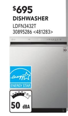 RONA Lg dishwasher offer