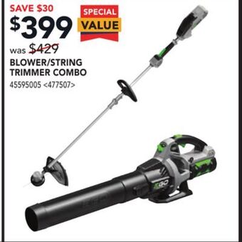 RONA Ego blower/string trimmer combo offer