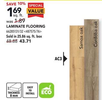 RONA Mono serra laminate flooring offer