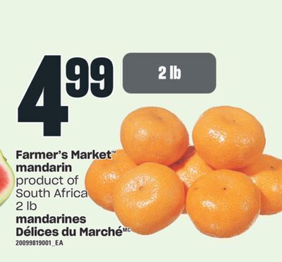 Valu-mart Mandarines délices du marché, 2 lb offer