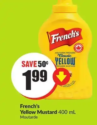 Chalo FreshCo French's yellow mustard 400 ml offer