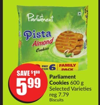 Chalo FreshCo Parliament cookies 600 g selected varieties offer
