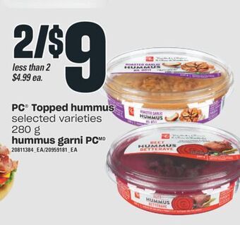 Valu-mart Hummus garni pc 280 g offer
