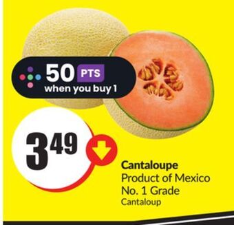 Chalo FreshCo Cantaloupe product of mexico no. 1 grade offer
