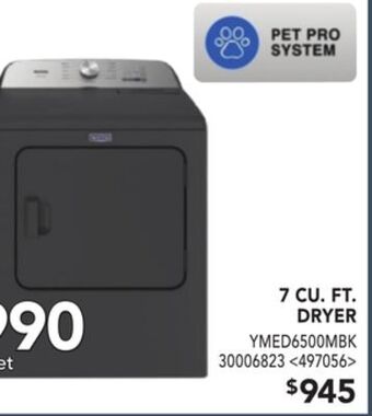 RONA Maytag 7 cu. ft. dryer offer