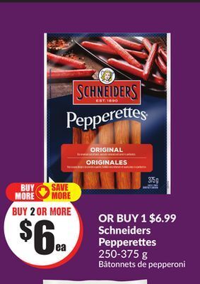 Chalo FreshCo Schneiders pepperettes 250-375 g offer