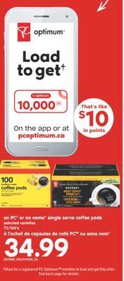 Valu-mart Capsules de café pc ou sans nom, 72/100's offer