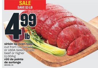 Valu-mart Rôti de pointe de surlonge offer