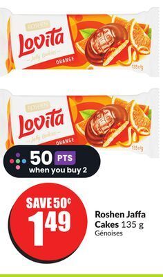 Chalo FreshCo Roshen jaffa cakes 135 g offer