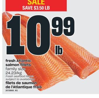 Valu-mart Filets de saumon de l'atlantique frais offer