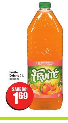 Chalo FreshCo Fruité drinks 2 l offer