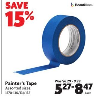 Home Hardware Painter's tape offer