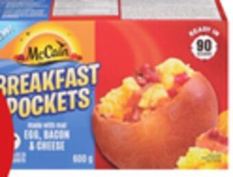 Giant Tiger Mccain breakfast pockets offer
