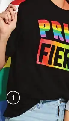 Giant Tiger Adult pride tee offer