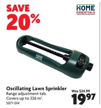 Home Hardware Oscillating lawn sprinkler offer