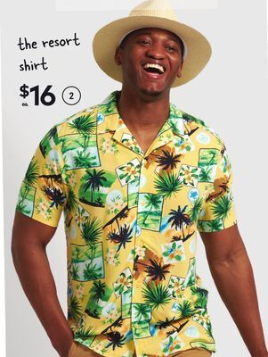 Giant Tiger Resort shirt offer