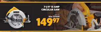 Home Hardware 7-1/4 15 amp circular saw offer