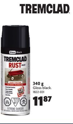 Home Hardware Rust spray paint* offer