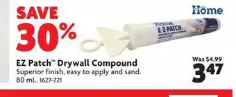 Home Hardware Ez patch™ drywall compound offer