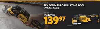 Home Hardware 20v cordless oscillating tool - tool only offer