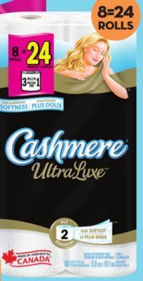 Giant Tiger Cashmere bathroom tissue offer