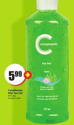 FreshCo Compliments after sun gel 473 ml offer