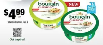 FreshCo Boursin cuisine, 220 g offer