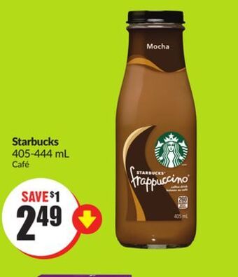 FreshCo Starbucks 405-444 ml offer